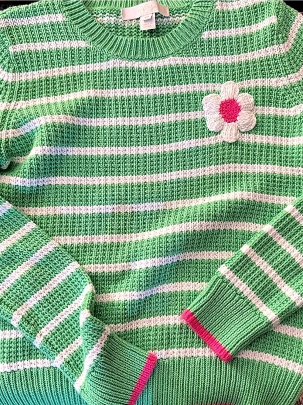 Lilly Pulitzer Jovienne Sweater - Jackfruit Green Shine Bright xs nwot